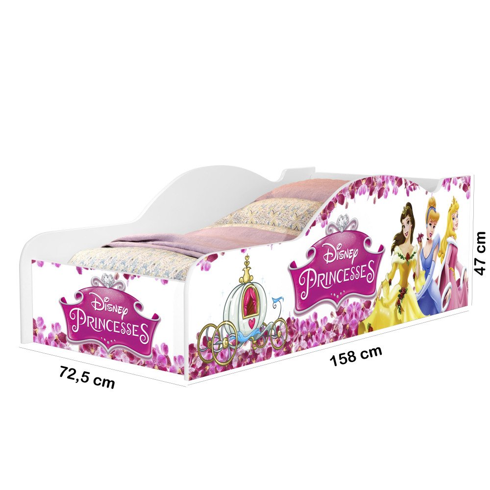 Cama Infantil Meninas Princesses N&E Loja - 3