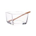 Ver imagem 3 de Petisqueira de Vidro com Colher de Bambu e Suporte Ladrilho