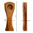 Ver imagem 4 de Tábua Churrasco Carne Country Madeira Nobre Maciça Artesanal + Abridor