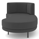 Ver imagem 6 de Chaise Longue Divã 164cm Braço Direito Logus D06 Veludo Cinza - Mpozenato