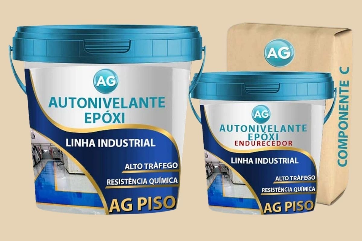 Autonivelante Industrial Marfim Claro AG - RAL1015 Resinas ag Autonivelante Industrial AG 15KG