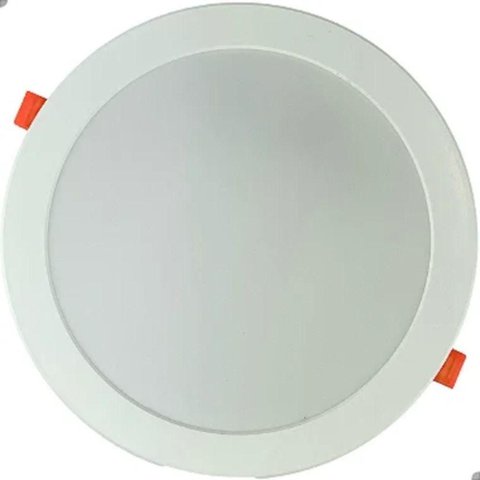 Plafon Painel Led Redondo de Embutir 22cm 18w 6500k Lorben