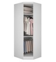 Ver imagem 2 de Modulado Canto Oblíquio 1 Porta - Linea-branco - Móveis Novo Horizonte