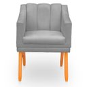Ver imagem 1 de Poltrona Cadeira para Sala Confortável Moderna e Reforçada Mila Suede