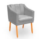 Ver imagem 4 de Poltrona Cadeira para Sala Confortável Moderna e Reforçada Mila Suede