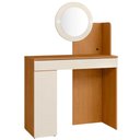 Ver imagem 6 de Penteadeira Camarim com Espelho e LED 1 Gaveta Asti A04 Cinamomo Off White - Lyam Decor