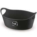 Ver imagem 3 de Kit 6 Cestos Batata Frita Preto 28x12cm Restaurantes Bares Lancherias Plus M Uz Utilidades