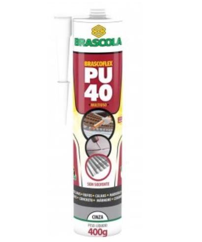 Selante de Poliuretano Pu 40 Branco Brascola (400gr) - 1