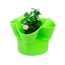 Ver imagem 2 de Cesto 2 em 1 Silicone Flexível Multiuso Decoração Silikomart Cor:verde Verde