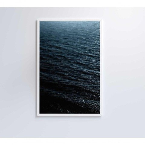 Quadro Oceano 80x120 Cm Tecido Canvas