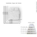 Ver imagem 2 de Jg Cama King Windsor Cinza Chumbo Kacyumara 0202