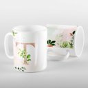 Ver imagem 1 de Caneca Letras Iniciais T Rose