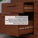 Ver imagem 7 de Guarda-Roupa Casal 7 Portas 5 Gavetas com Espelhos e Pés 192cm 100% MDF Coimbra Espresso Móveis