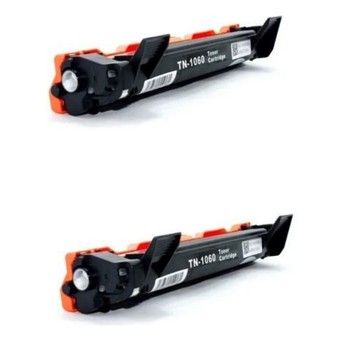 Kit 2 Cartucho Toner Tn1060 Hl-1202 Hl-1212w Dcp-1602 ! Tinta Preto