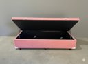 Ver imagem 3 de Cama Box Baú Blindada com Colchão de Espuma Orthopedic - Solteiro - Suede Rosa