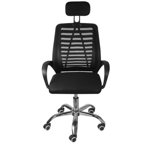 Cadeira Secretaria Dubai com Encosto Cabeça