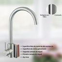 Ver imagem 7 de Torneira Cozinha Gourmet Monocomando Misturador Fc-29