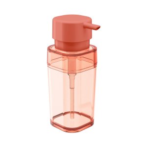 Porta Sabonete Líquido 290ml Coza Splash Coral Sunny