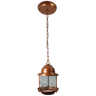 Luminária Pendente Lampião Colonial de Teto Cobre Vintage - 1