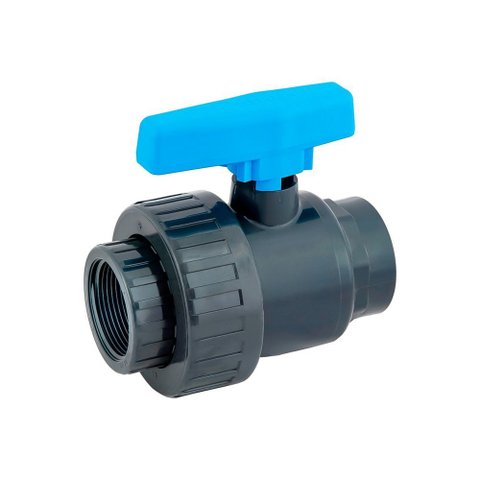 Valvula de Esfera Rosca Pvc-u - 2"- Aqua Plastic Femea