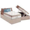 Ver imagem 1 de Cama Box Baú Solteiro: Colchão Molas Anjos MasterPocket Ensacadas King Best + Base CRC Suede Clean(8