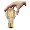 3 Lâmpada Filamento Carbono Bulbo A19 Vintage Retro Edison - 2