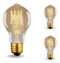 Ver imagem 1 de 3 Lâmpada Filamento Carbono Bulbo A19 Vintage Retro Edison
