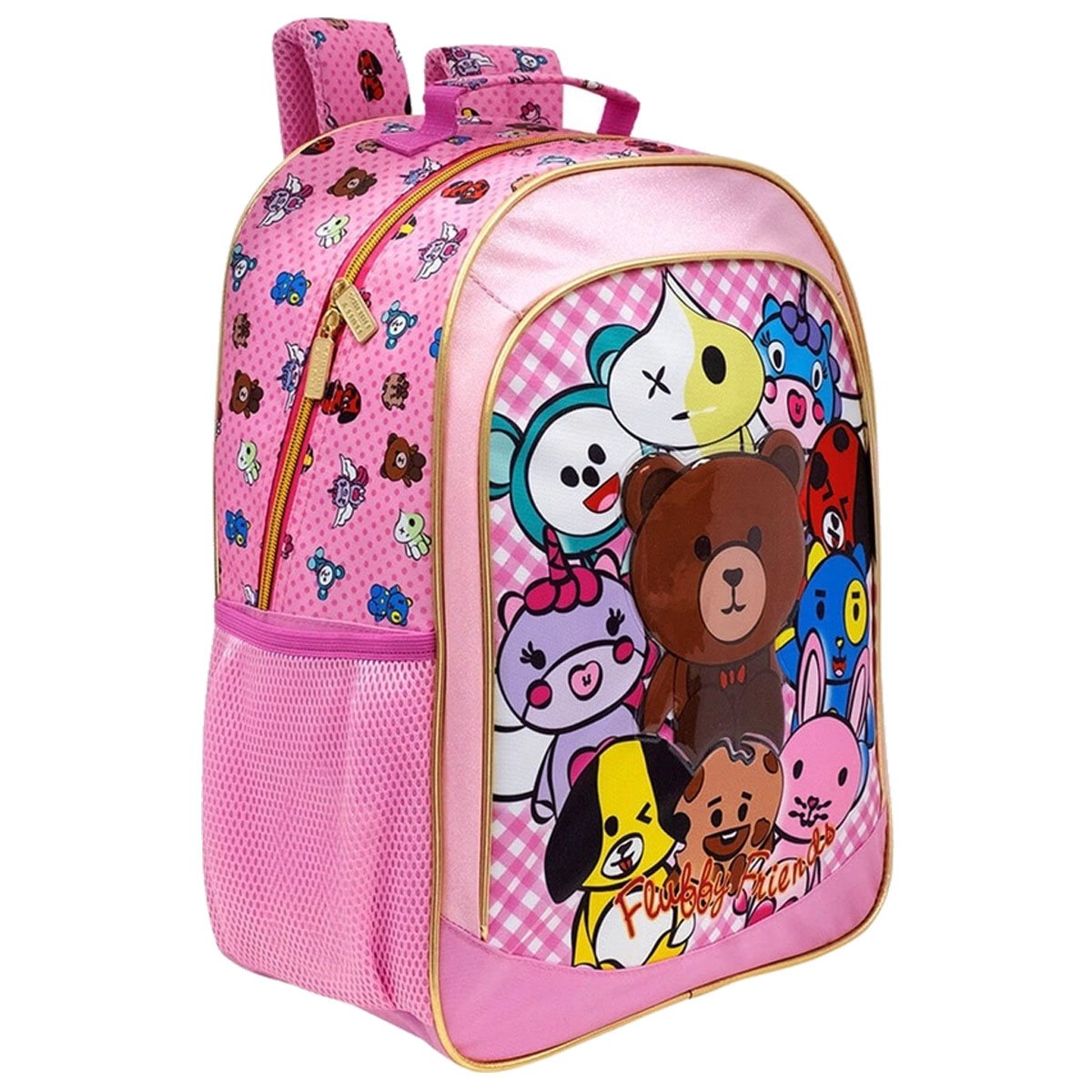 Mochila Infantil Fluffly Friends Rosa 9732 Xeryus - 2