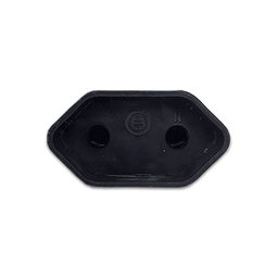 Kit 4 Plug Pino Femea 2p 20a 250v Ilumi Cor:preto - 2