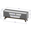 Ver imagem 5 de Jogo Painel e Rack Lapa Cinamomo Off White