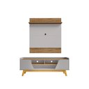 Ver imagem 1 de Jogo Painel e Rack Lapa Cinamomo Off White