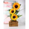 Arranjo Girassol Centro de Mesa com Girassóis com Vaso - 2