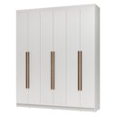 Ver imagem 3 de Guarda-Roupa Casal 6 Portas Batentes Netuno Madesa