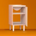 Ver imagem 2 de Gabinete para Lavanderia em Aço Vênus Branco com Tanque 50 Preto - Cozimax