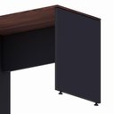 Ver imagem 5 de Mesa Escrivaninha Retangular F5 Office Co Moderno sem Gavetas MDP 100cm Louro Preto