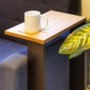Ver imagem 5 de Mesa Lateral Madeira Peroba 400x700x250