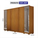Ver imagem 2 de Guarda Roupa Casal Grande MDF 6 Portas Palazzo - Arbo Design