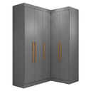 Ver imagem 1 de Guarda Roupas Modulado de Canto Madrid com 5 Portas Maxel