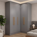 Ver imagem 2 de Guarda Roupas Modulado de Canto Madrid com 5 Portas Maxel