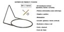 Ver imagem 3 de Kit 3 Suportes Anel Redondo Pendurar Vaso Planta Parede 18cm