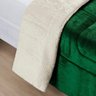 Coberdrom Apollo King Sherpa Pele de Carneiro + Manta Flannel 1 Peça - Verde Esmeralda - 3