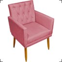 Ver imagem 3 de Kit Namoradeira Decorativa Para Sala Capitonê Com Base + 2 Poltronas Para Recepção Suede