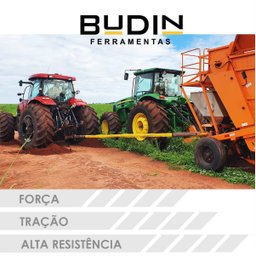 Cinta de Reboque e Arraste Tubular de 14 ton x 3 metros - 4x4 / Trilhas / Off road / Caminhão / Trat - 4