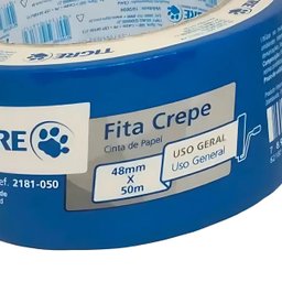 Fita Crepe Uso Geral Profissional Pintura 48mmx50m | Tigre | Kit 5 Un - 3