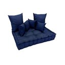 Ver imagem 3 de Futon Turco Azul Marinho + Almofadas