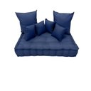 Ver imagem 1 de Futon Turco Azul Marinho + Almofadas