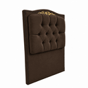 Ver imagem 4 de Cabeceira Cama Solteiro Greta 90cm Estofada Suede Design Clássico