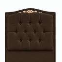 Ver imagem 6 de Cabeceira Cama Solteiro Greta 90cm Estofada Suede Design Clássico