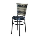 Ver imagem 2 de 6 Cadeiras para Cozinha Preta Hawai Cappuccino Premium Assento Floral:floral Preto