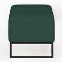 Ver imagem 2 de Kit 02 Puffs Cléo W01 Base Ferro 90 Cm Suede Verde Musgo